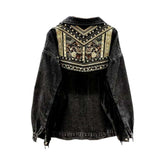 Chaqueta vaquera de mujer de gran tamaño
